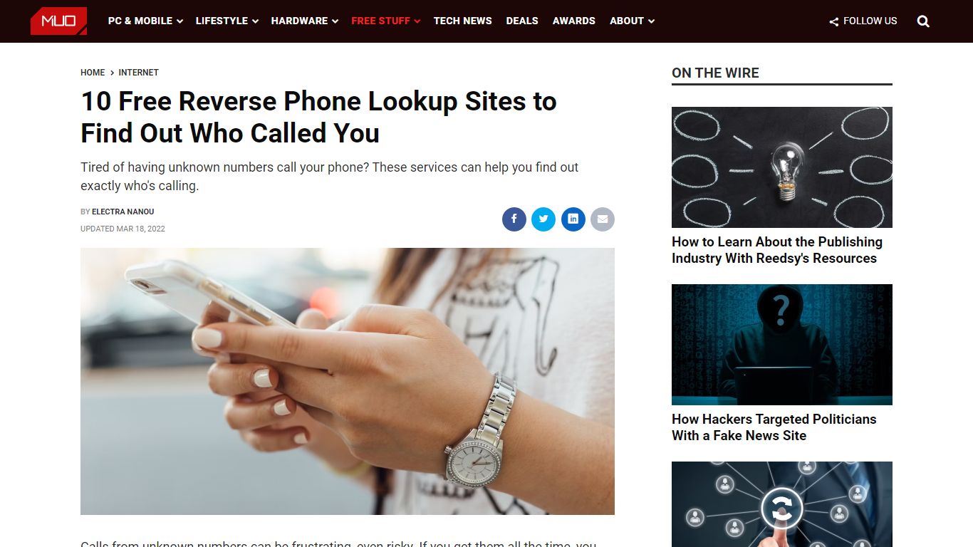 10 Free Reverse Phone Lookup Sites to Find Out Who Called You - MUO